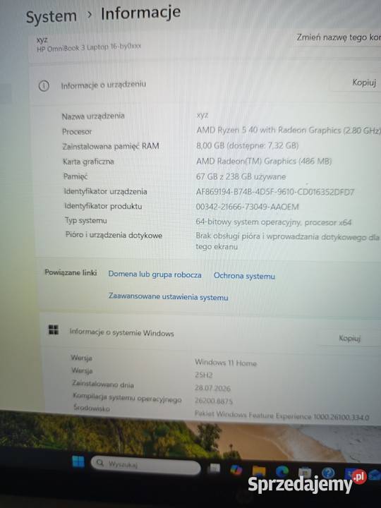 HP omnibok3 Kamienna Góra