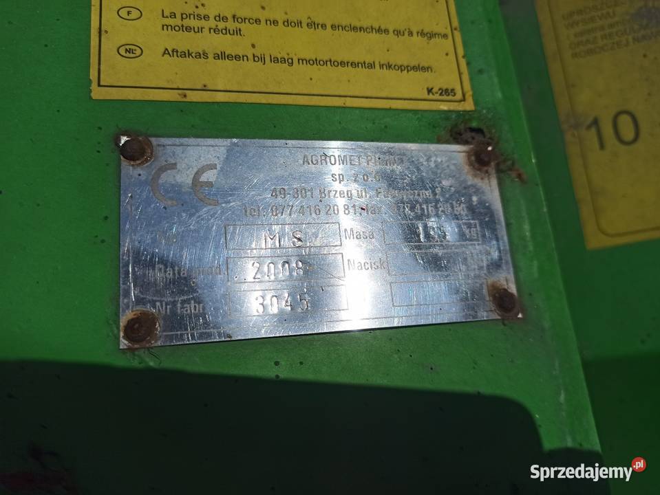 Rozsiewacz nawozu Unia ms400 Waliszew sprzedam