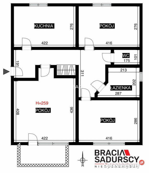 Mieszkanie 7436m2 Kraków Jezuitów 13044zł/m2 sprzedam