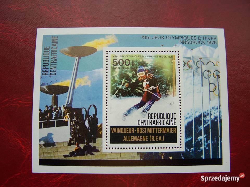 Centralna Afryka 1976 MNH Olimpiada Innsbruck 76 Tychy