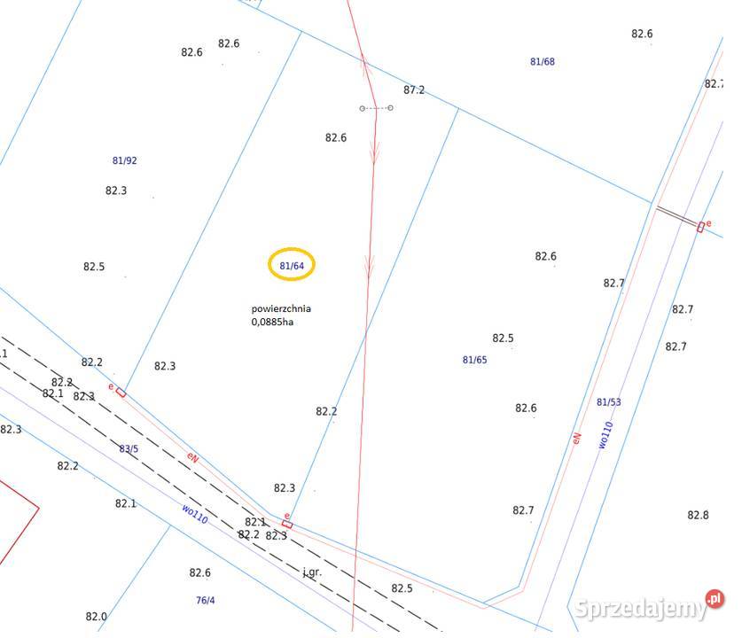 działka budowlana budowlana Sprzedaż Prądocin sprzedam