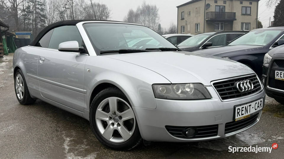 Audi A4 Cabrio24i V6170OPŁACONY Bezwypadkowy