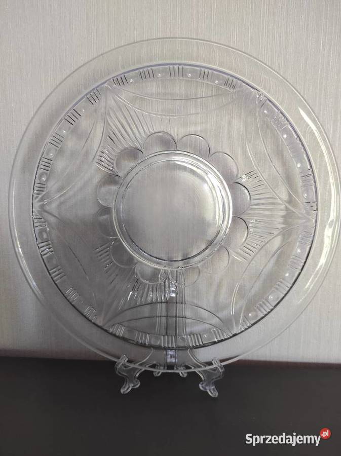 Patera talerz szkło Ząbkowice