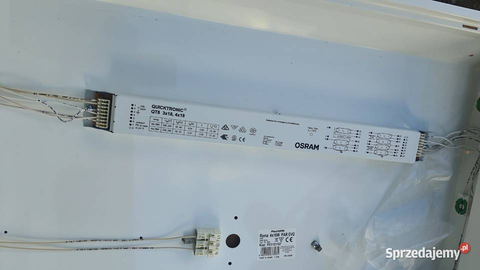 Oprawa sufitowa Plexiform ROMA 4X18W T8 PAR 230V