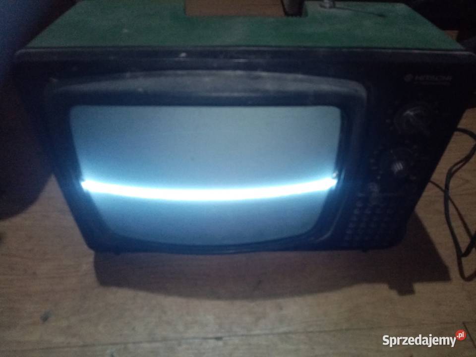 Tv hitachi prl zabytek Kineskopowy Miastko