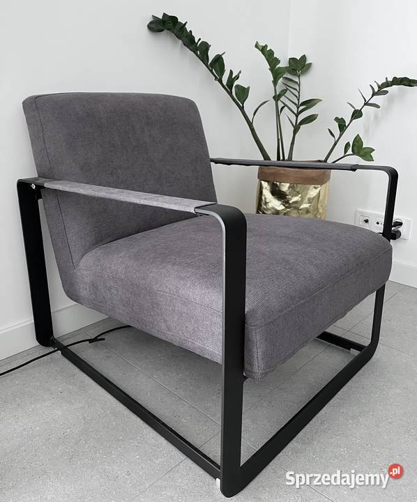 Fotel Cubo Ideal Furniture metalowy loft Warszawa