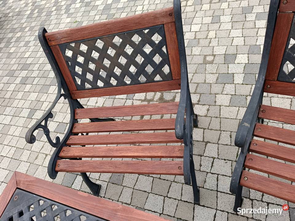 Zestaw ogrodowy tarasowy z żeliwa kujawsko-pomorskie Lipno