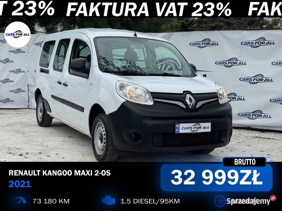 Renault Kangoo Maxi Confort 2osobowy 15 Blue dCi Renault podkarpackie Rzeszów