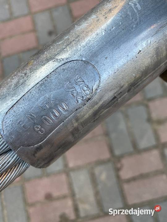 Lina Stalowa z Pętlą Zawiesie Linowe 7000 8000 wielkopolskie Nowy Tomyśl sprzedam