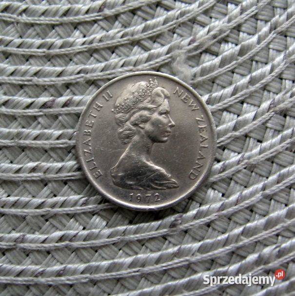 Nowa Zelandia 5 Cent 1972r Kalisz