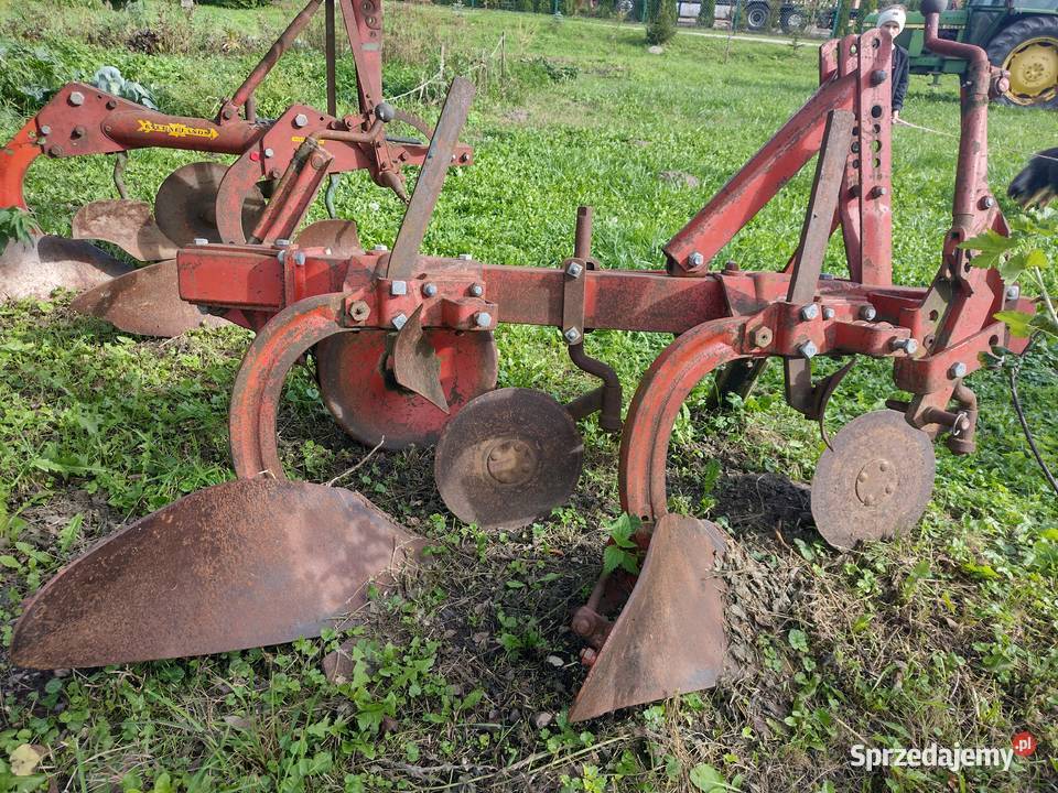 Pług 4skibowy obrotowy kverneland zabezpieczenia