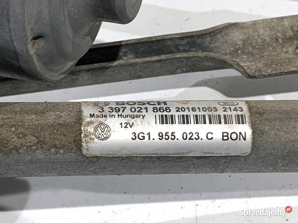 MECHANIZM WYCIERACZEK PRZÓD VW PASSAT B8