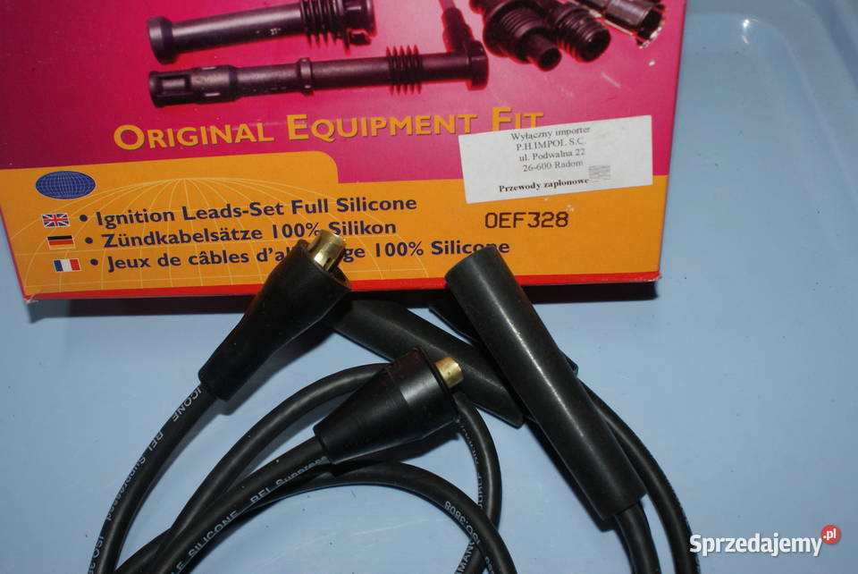 Zestaw przewodów zapłonowych FIAT 126 FSO 126P Białobrzegi