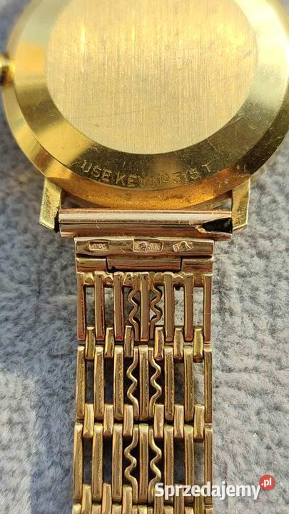 Luksusowy zegarek męski Tissot złoto próby 750 i Warszawa