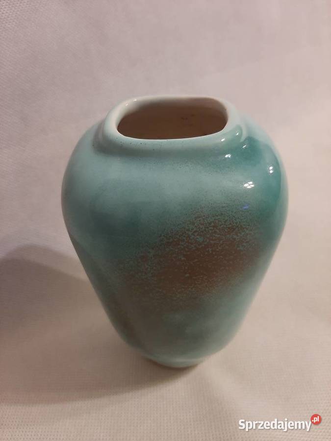 Śliczny ceramiczny wazonik niemiecki sygnowany Inowrocław