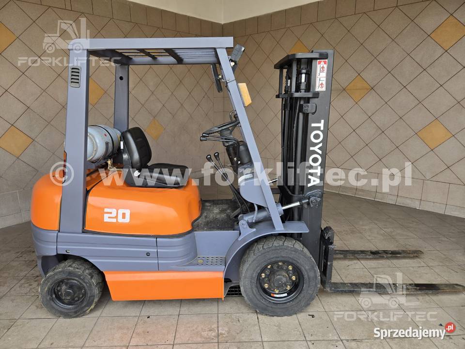 Wózek Widłowy TOYOTA 6FGF20 Wózki TOYOTA 6FG20 śląskie Lędziny sprzedam