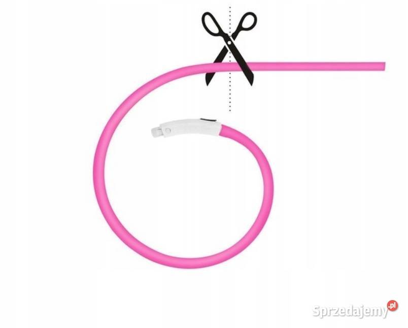 OBROŻA ŚWIECĄCA LED PSA I KOTA REGULACJA 70