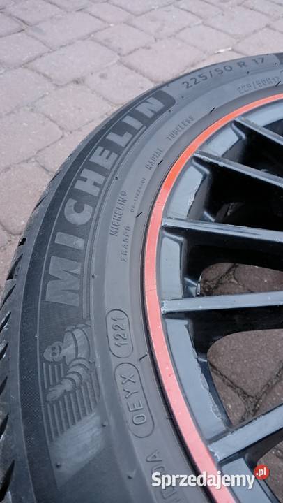 Felgi att 17 5x110 651 opony Michelin letnie Łochów