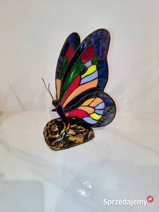 Tiffany lampa witrażowa stołowa nocna biurowa Zaręba