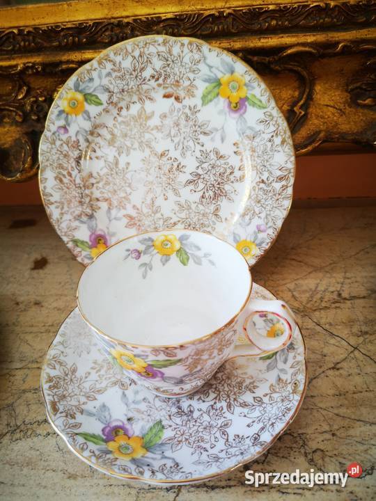 Filiżanka z talerzykiem deserowym by Jane Ridge pomorskie Gdańsk