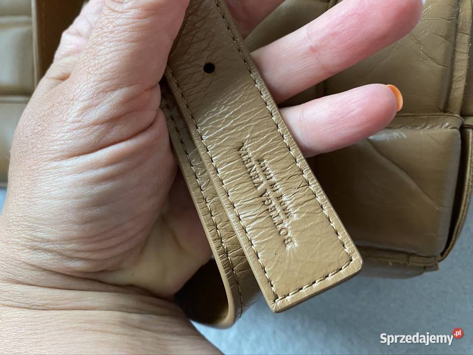 Bottega Veneta torebka orginalna Cassette Calf Listonoszka  Moda i Styl pomorskie Gdańsk