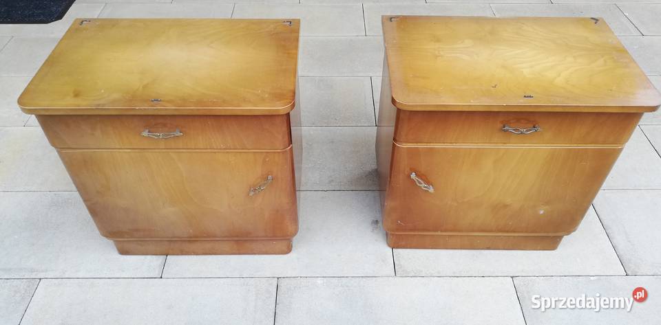 Szafka nocna stolik art deco prl komoda półka mazowieckie Garwolin