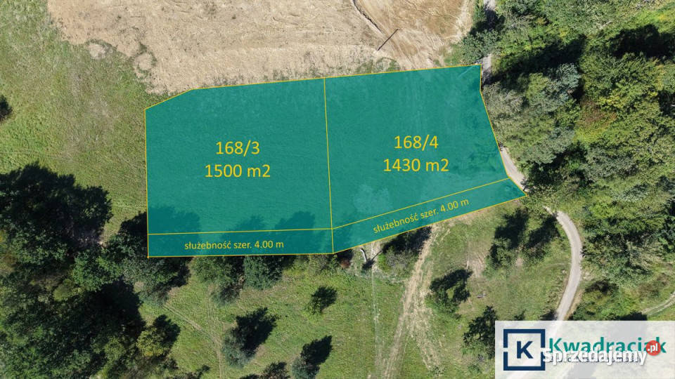 Do sprzedaży działka Huta Poręby 1430m2