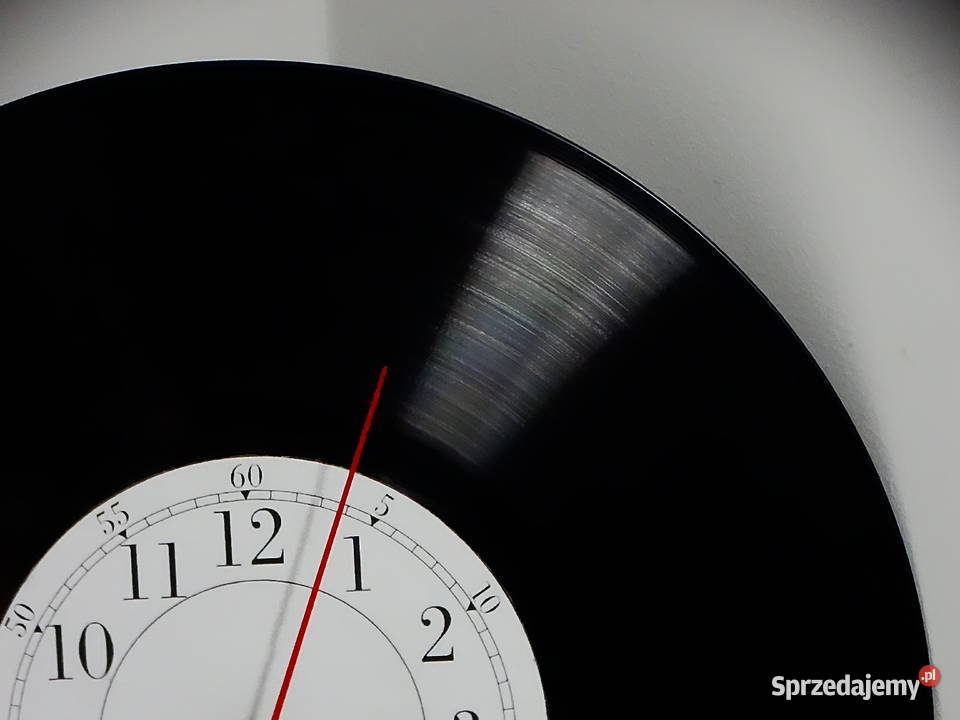Zegar z płyty winylowej 12 LP klasyczny Biłgoraj
