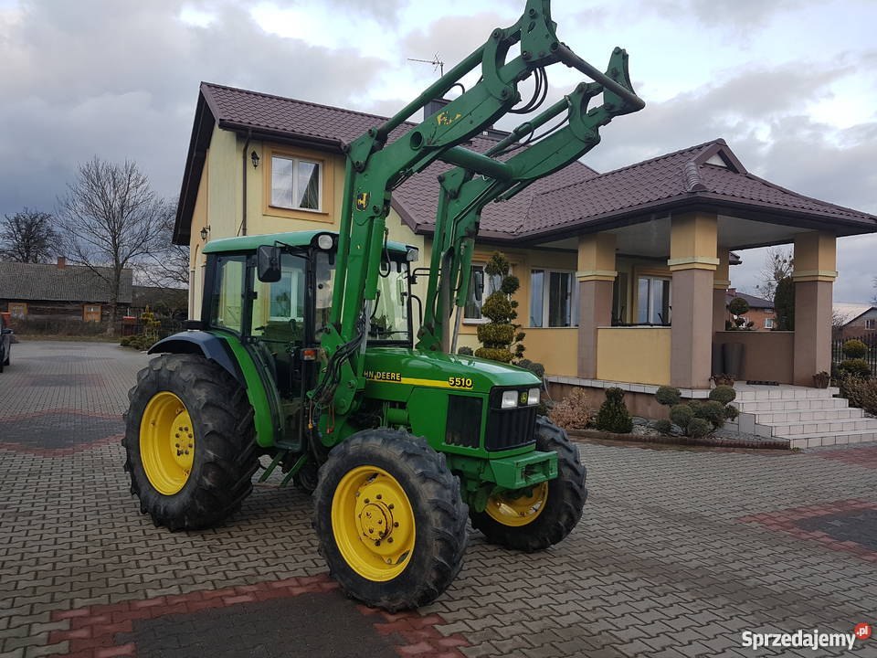 John Deere 5510 z turem jh 531 w oryginale