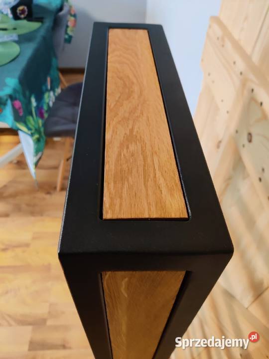 Regał wiszący na wino rękodzieło Loft 6 win śląskie