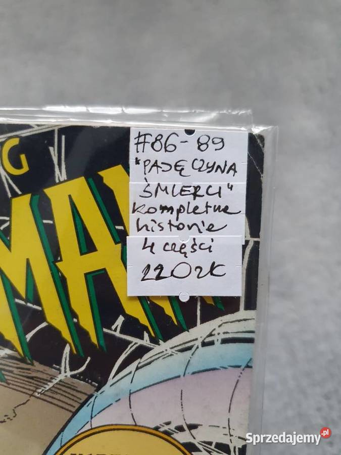SpiderMan Pajęczyna Śmierci kompletna historia Gdynia