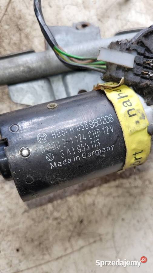 Mechanizm wycieraczek przednich Volkswagen osobowe mazowieckie Łagów