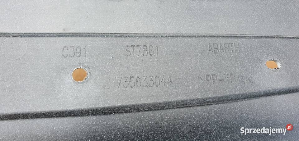 FIAT 500 ABARTH LIFT ZDERZAK PRZEDNI PRZÓD Trzciel