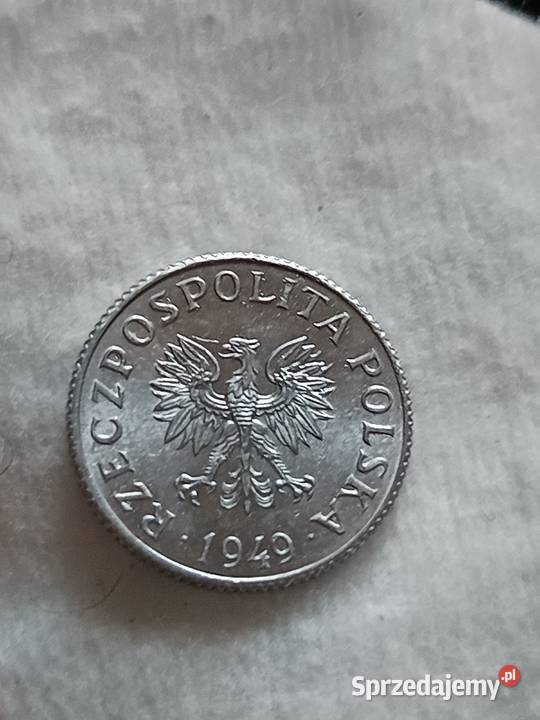 Sprzedam monete 1 grosz 1949 nnn Chełm sprzedam