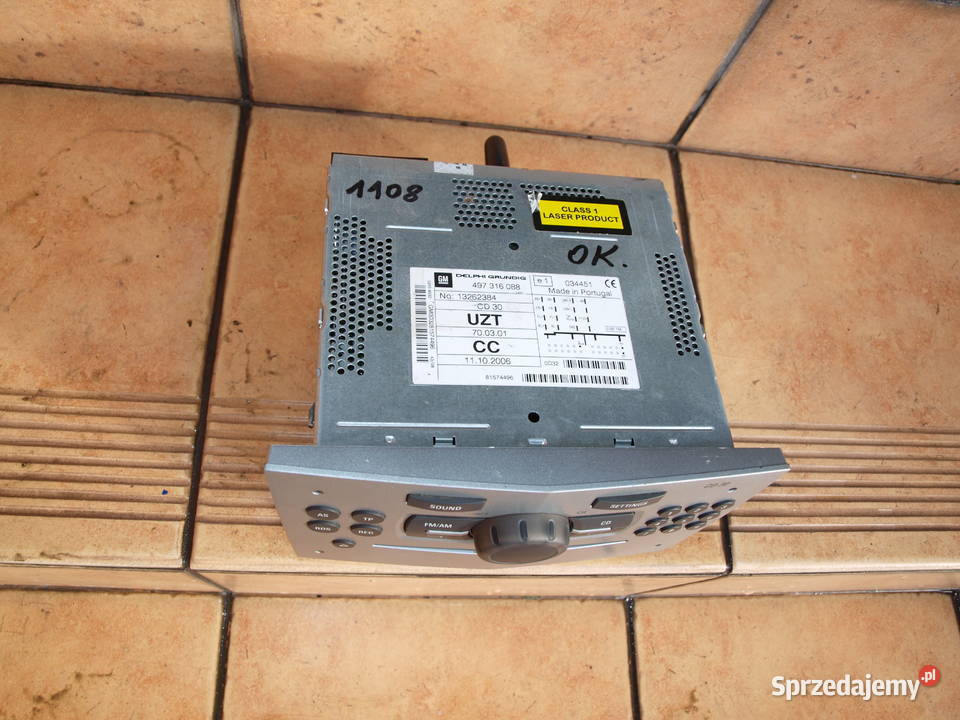 Opel Corsa Astra Vectra Meriva Signum Zafira Wyposażenie wnętrza wielkopolskie