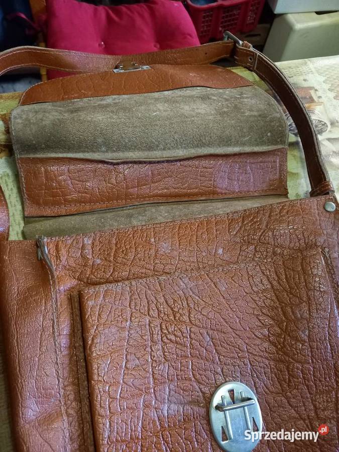 Skórzana torba Prl Zagrodno sprzedam