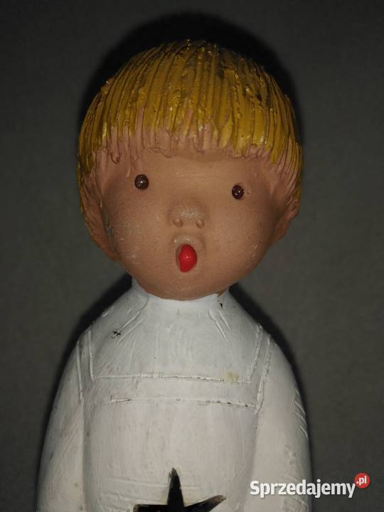 Ceramiczny lampion anioł biały Nowa Karczma