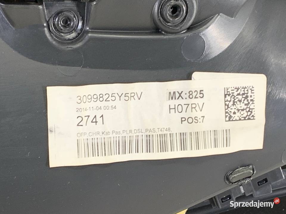 BOCZEK DRZWI PRAWY PRZÓD VOLVO V40 Hatchback osobowe podkarpackie