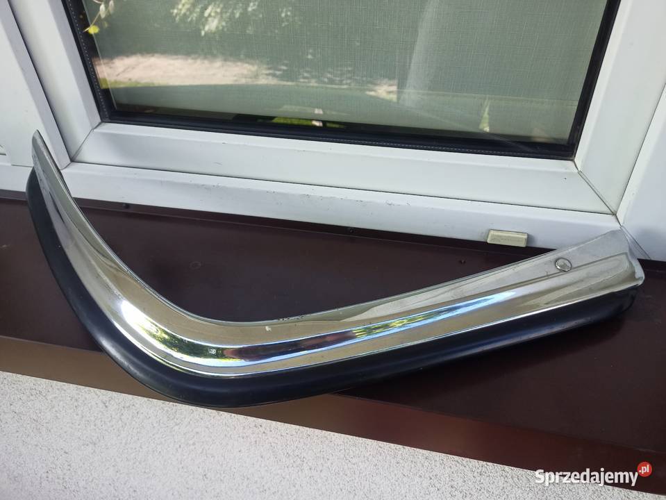 Mercedes W116 kieł zderzaka przedni prawy chrom Sieradz