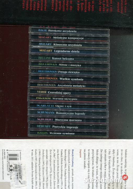 Muzyka Mistrzów Zestaw 34 Płyt CD Szczecin