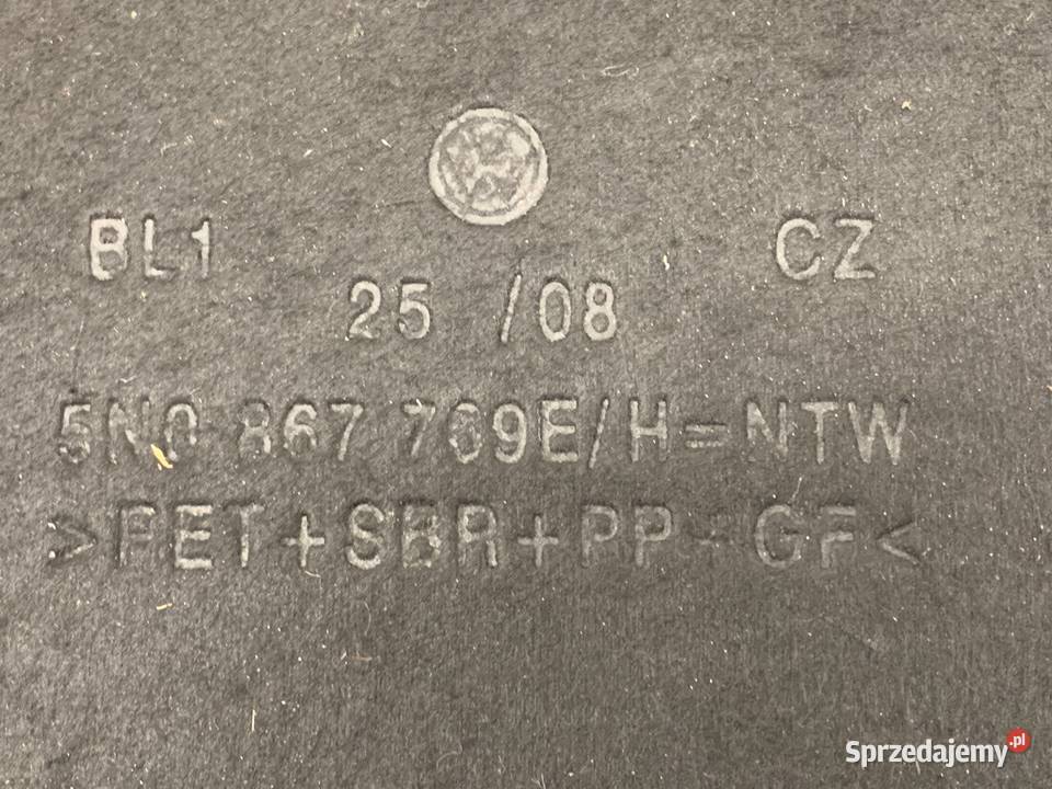 PÓŁKA TYŁ VW TIGUAN 5N0867769E SUV 0718 OSŁONA