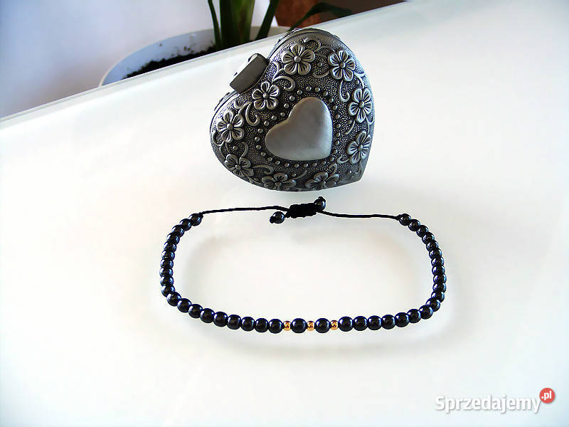 Bransoletka damska Trzej Aniołowie złotohematyt Aleksandrów Łódzki sprzedam