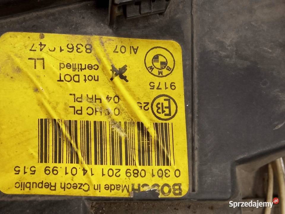 LAMPA PRZÓD LEWA EUROPA PRZED LIFT 0301089201