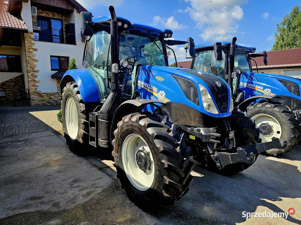 Holland t6175 Salon TUZamortyzowana oś i kabina Skrzynia biegów Automatyczna Głowno