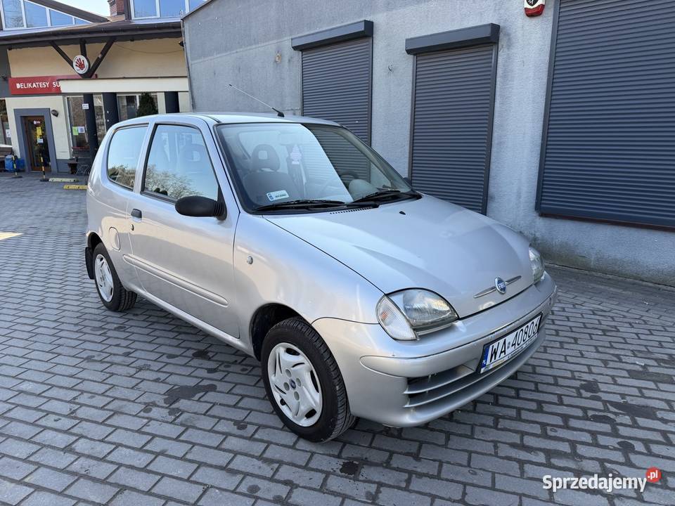 Fiat 600 11 benz 1 właściciel seicento srebrny mazowieckie Osowiec