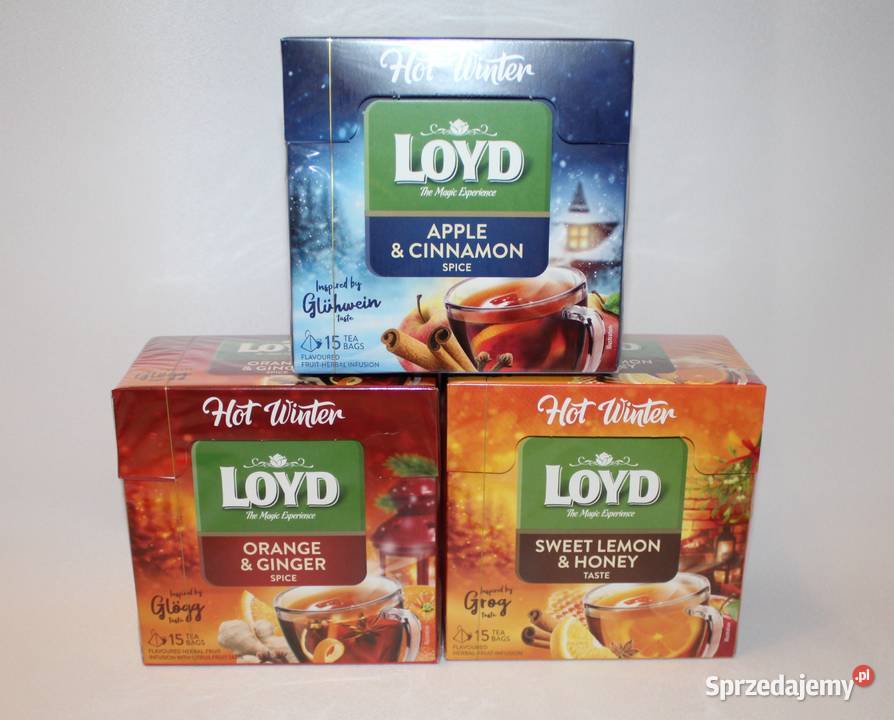 Herbata Loyd Hot Winter grzane wino rum brandy wielkopolskie