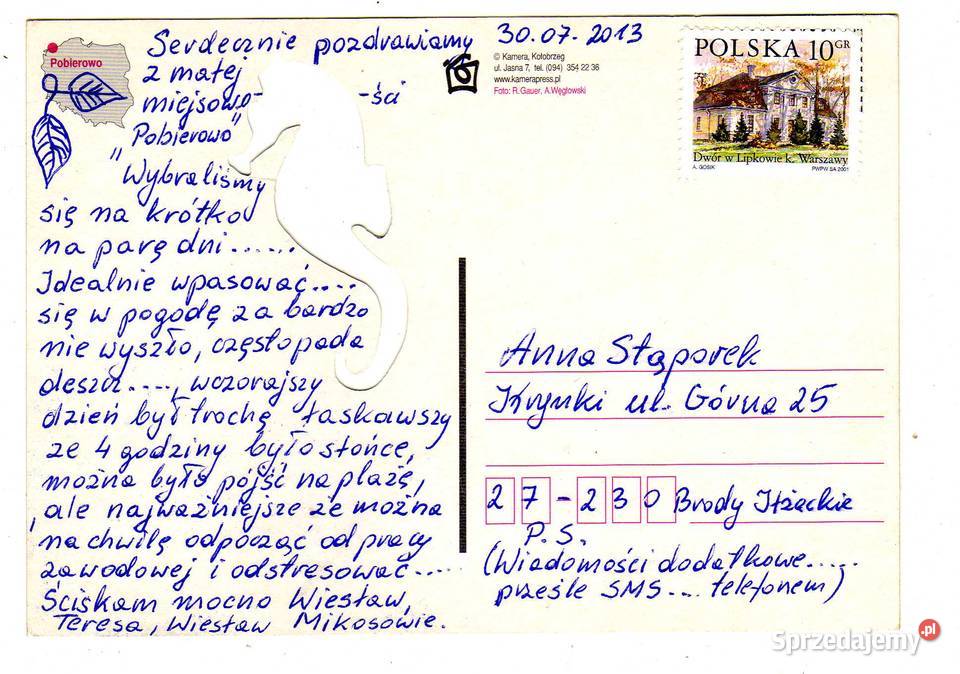 POBIEROWO POCZTÓWKA Krynki