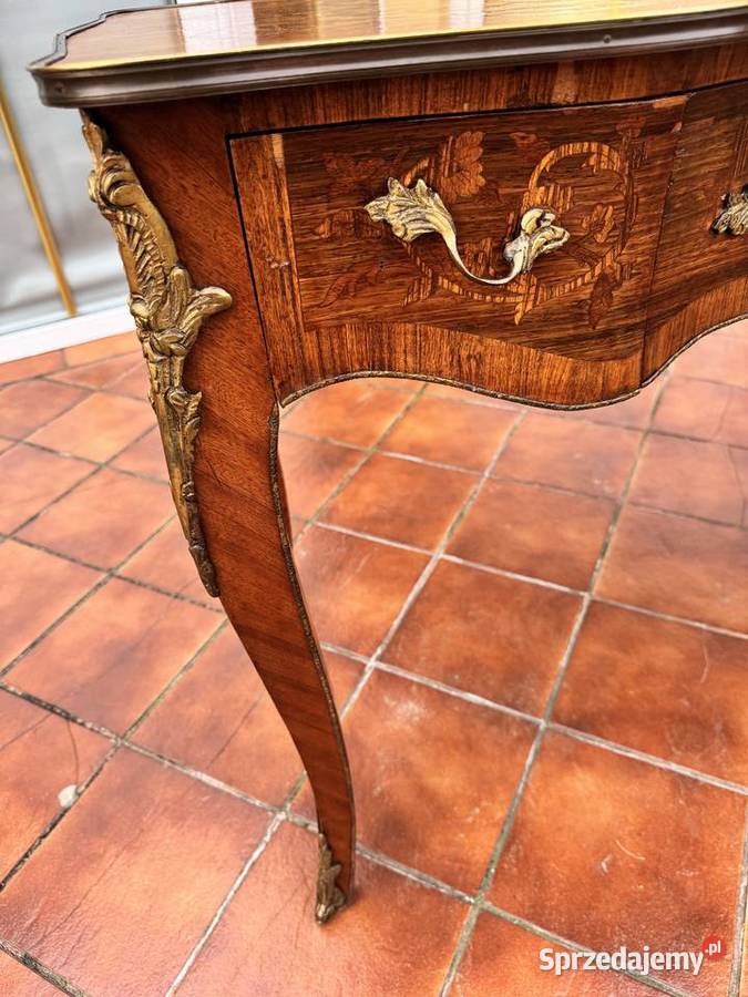 Biurko francuskie ludwik XV barokowe antyk Sulbiny sprzedam