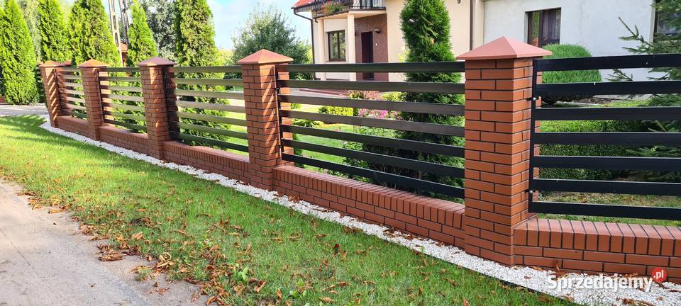 Murki słupki Imitacja Klinkieru ala klinkier mazowieckie Łubianki