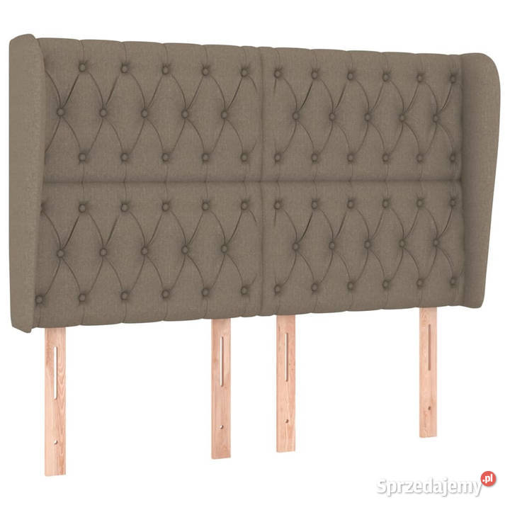 Zagłówek uszak taupe 147x23x118128 tkanina mazowieckie Warszawa sprzedam